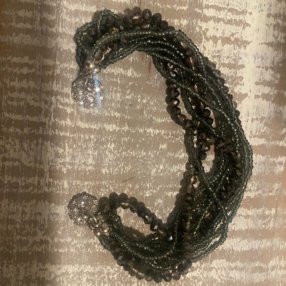 Elegant Green Beaded Necklace